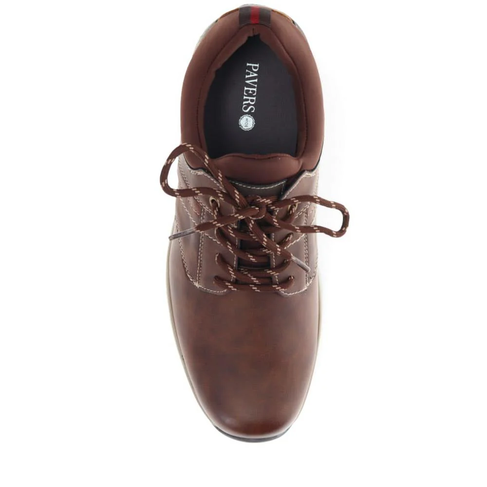 Lace-Detailed Slip-On Shoes - WBINS40027 / 325 787 - Brown - Image 6