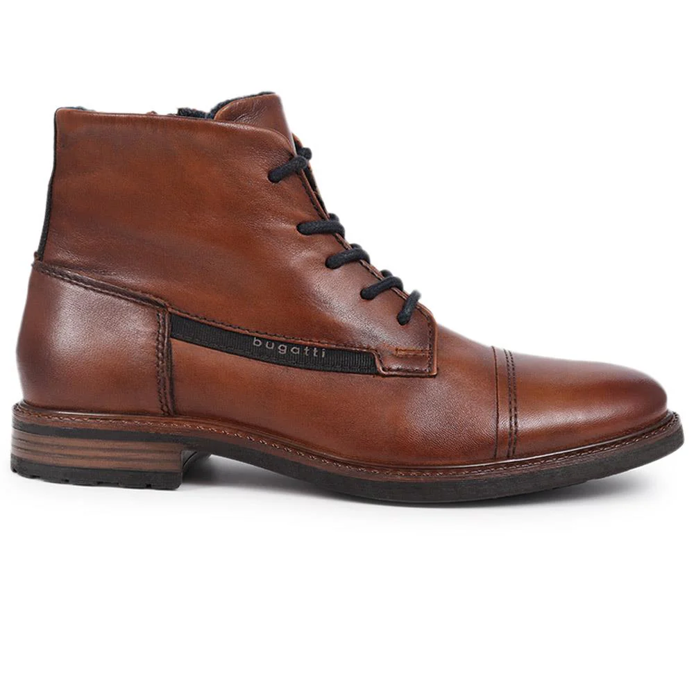 Lace-Up Ankle Boots - BUG40505 / 325 712 - Cognac - Image 2