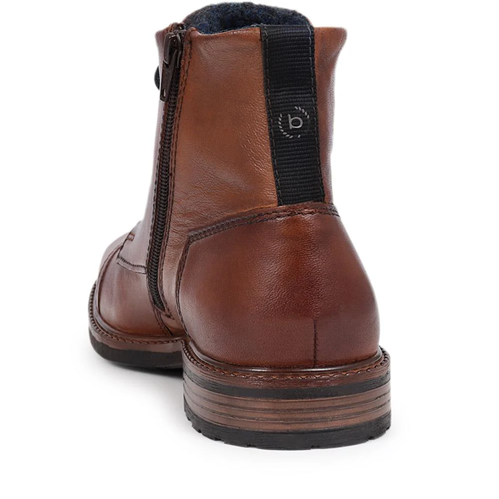 Lace-Up Ankle Boots - BUG40505 / 325 712 - Cognac - Image 3