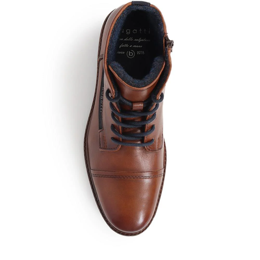 Lace-Up Ankle Boots - BUG40505 / 325 712 - Cognac - Image 5