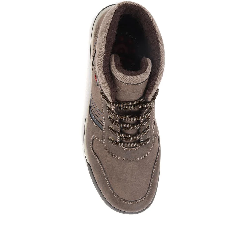 Lace Up Ankle Boots - CENTR36015 / 322 792 - Brown - Image 4