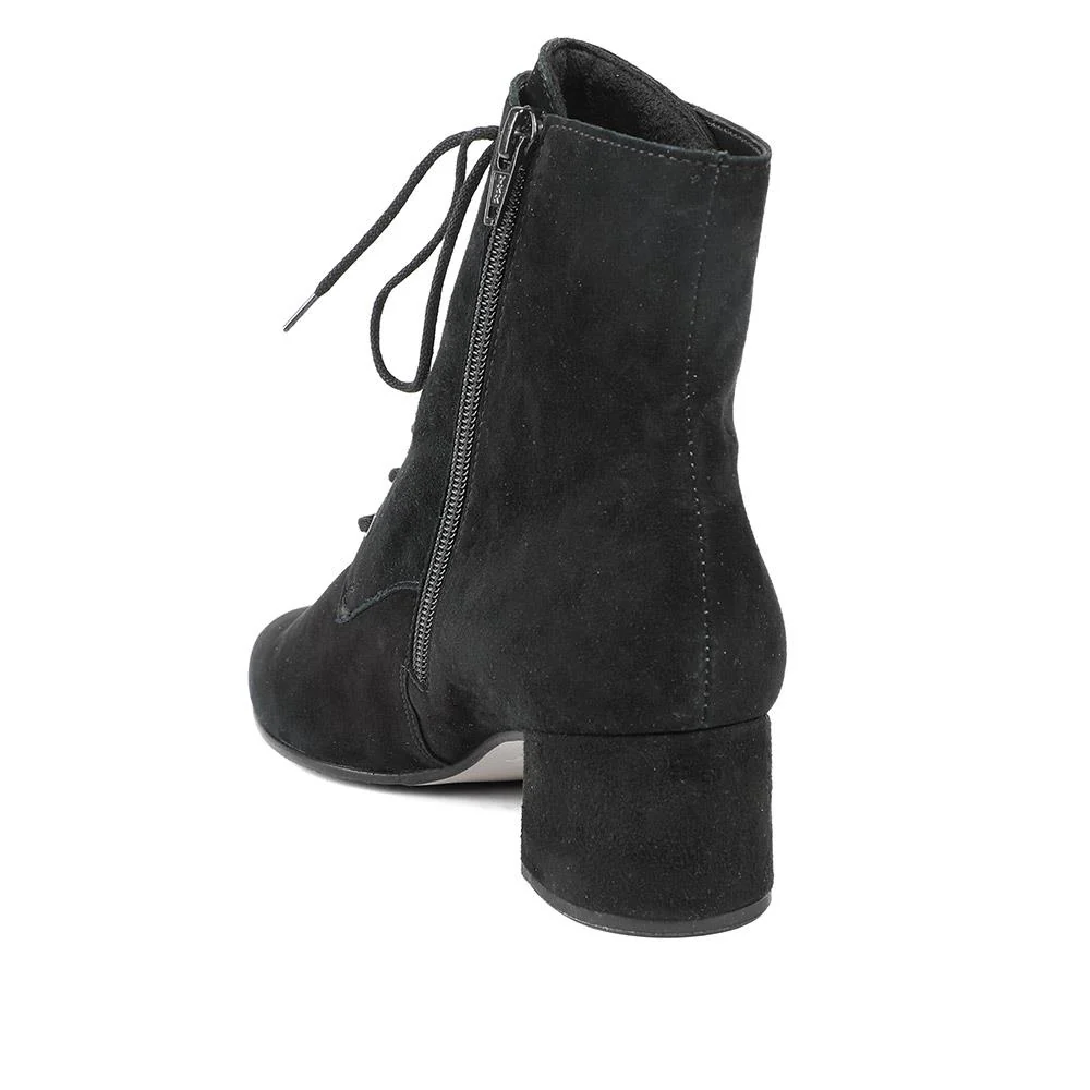 Lace-Up Ankle Boots - GAB40512 / 325 886 - Black - Image 3
