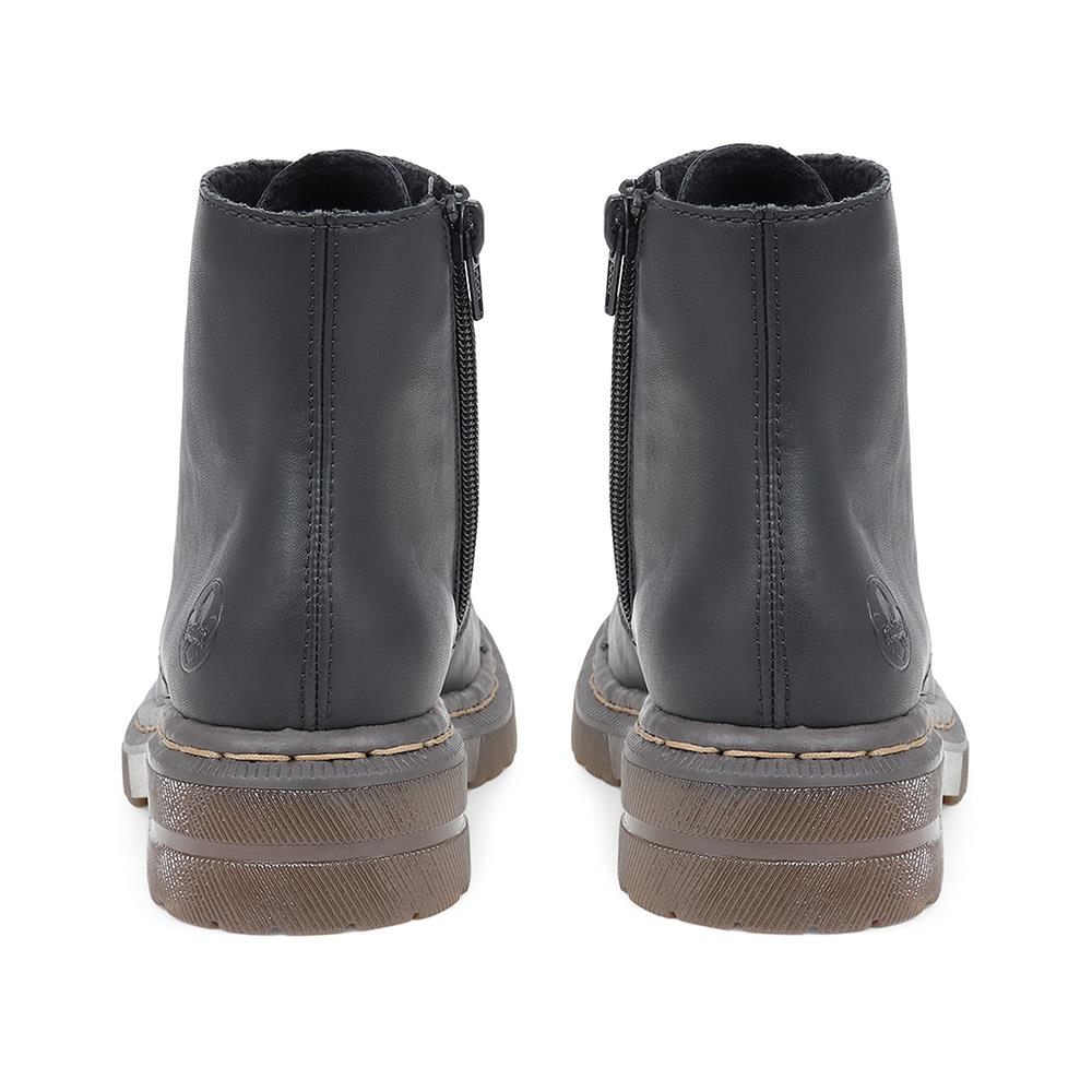 Lace-Up Ankle Boots - RKR32519 / null - Black - Image 3