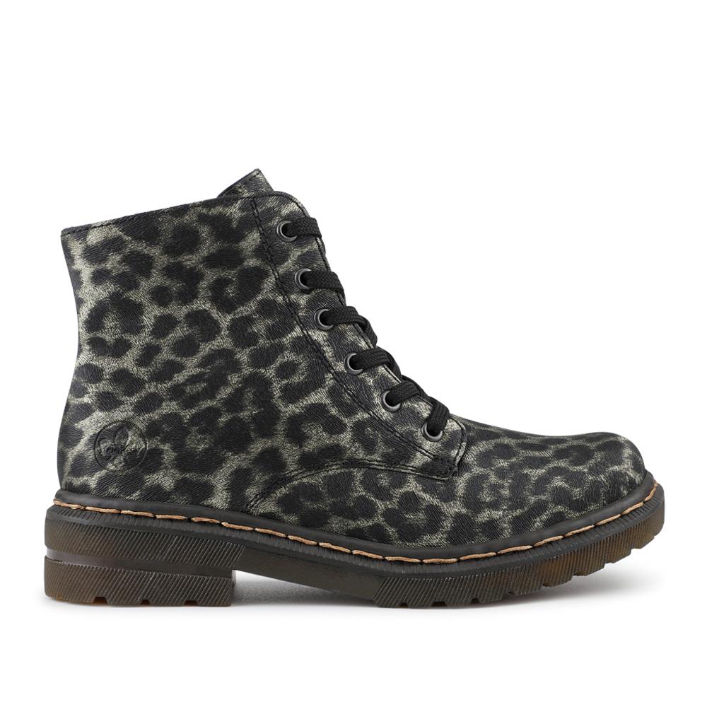 Lace-Up Ankle Boots - RKR32519 / null - Leopard - Image 2