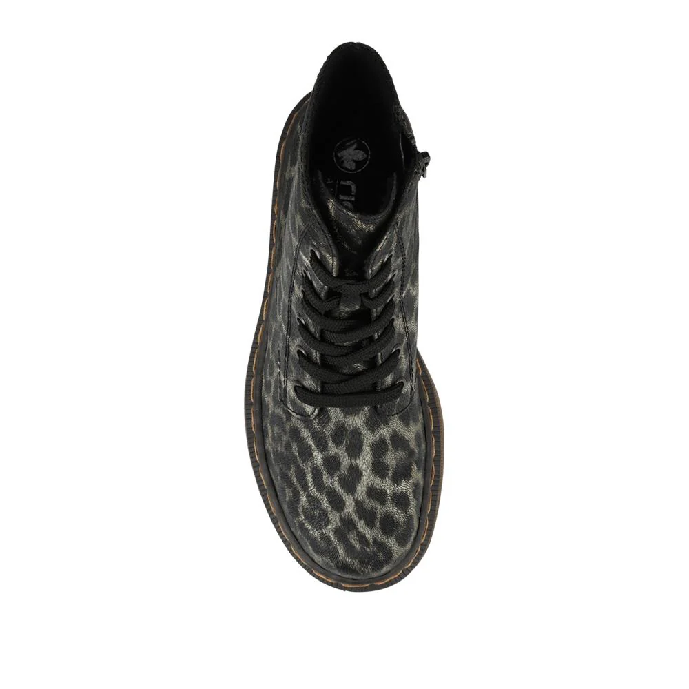 Lace-Up Ankle Boots - RKR32519 / null - Leopard - Image 4