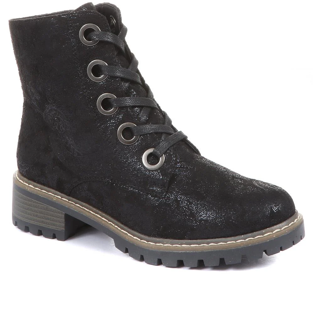 Lace-Up Ankle Boots - WBINS34007 / 320 582