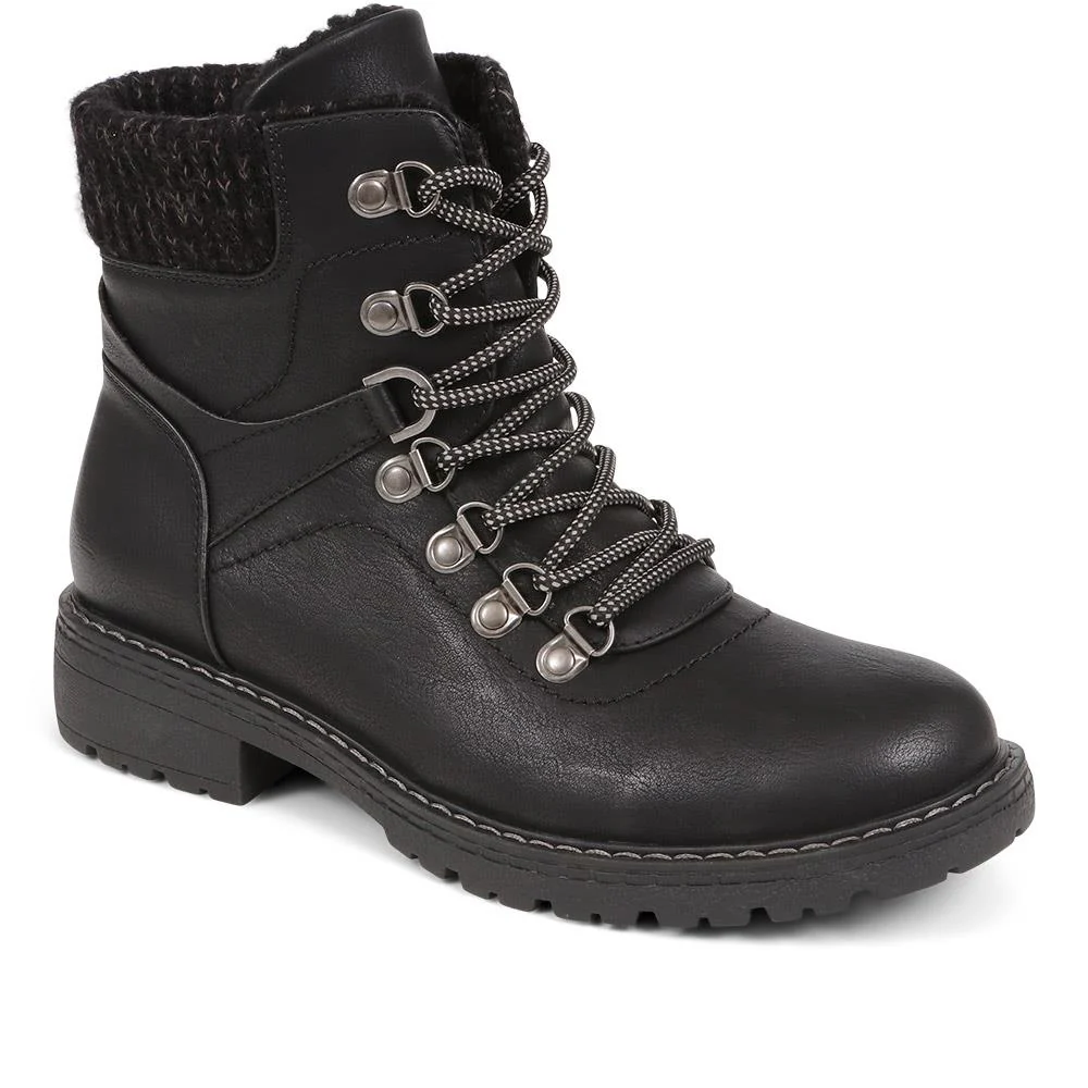 Lace-Up Ankle Boots - WBINS38094 / 324 208 - Image 2