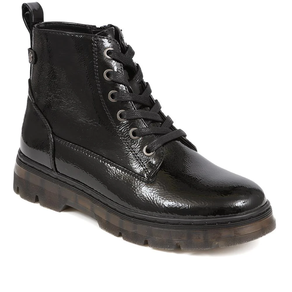 Lace-Up Ankle Boots - WOIL40054 / 326 239