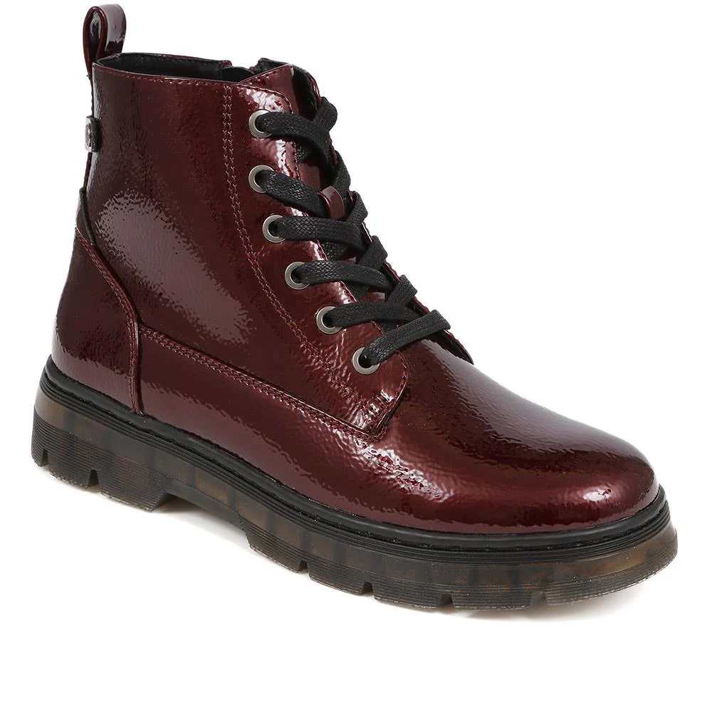 Lace-Up Ankle Boots - WOIL40054 / 326 239 - Image 2