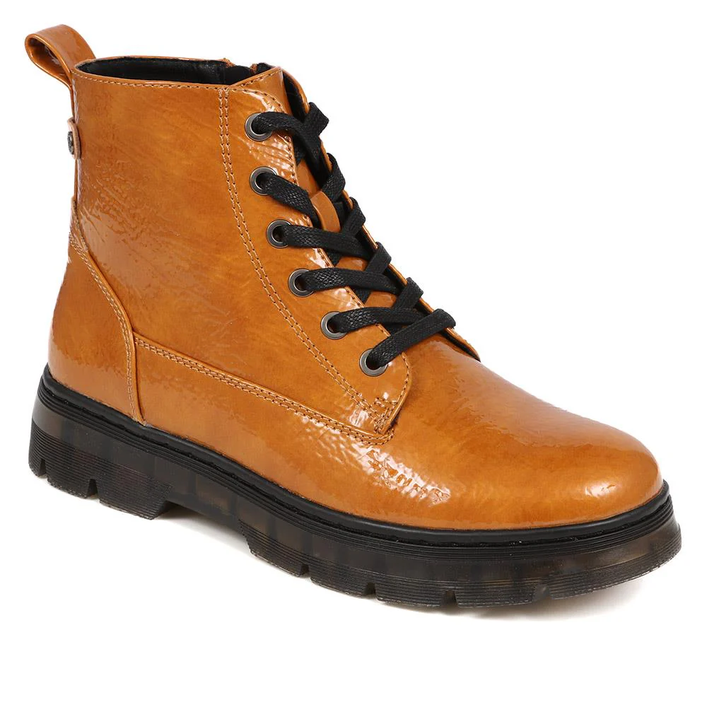 Lace-Up Ankle Boots - WOIL40054 / 326 239 - Image 3