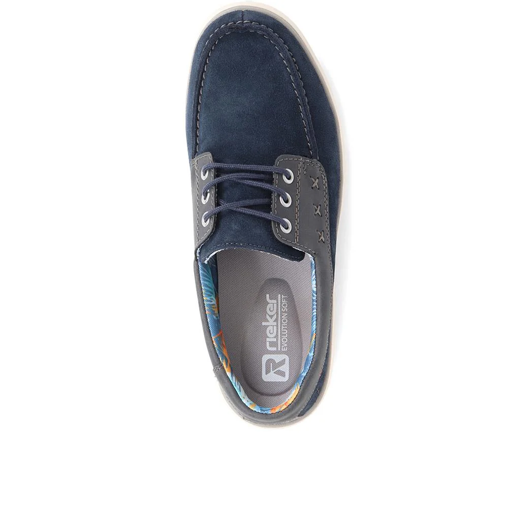 Lace-up Boat Shoes - RKR37519 / 323 372 - Navy - Image 4