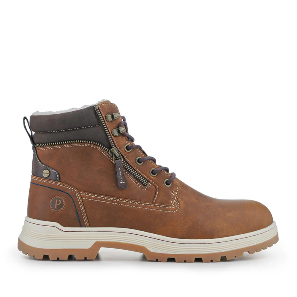 Lace Up Boots - VSHI42003 / 328 167 - Brown - Image 2