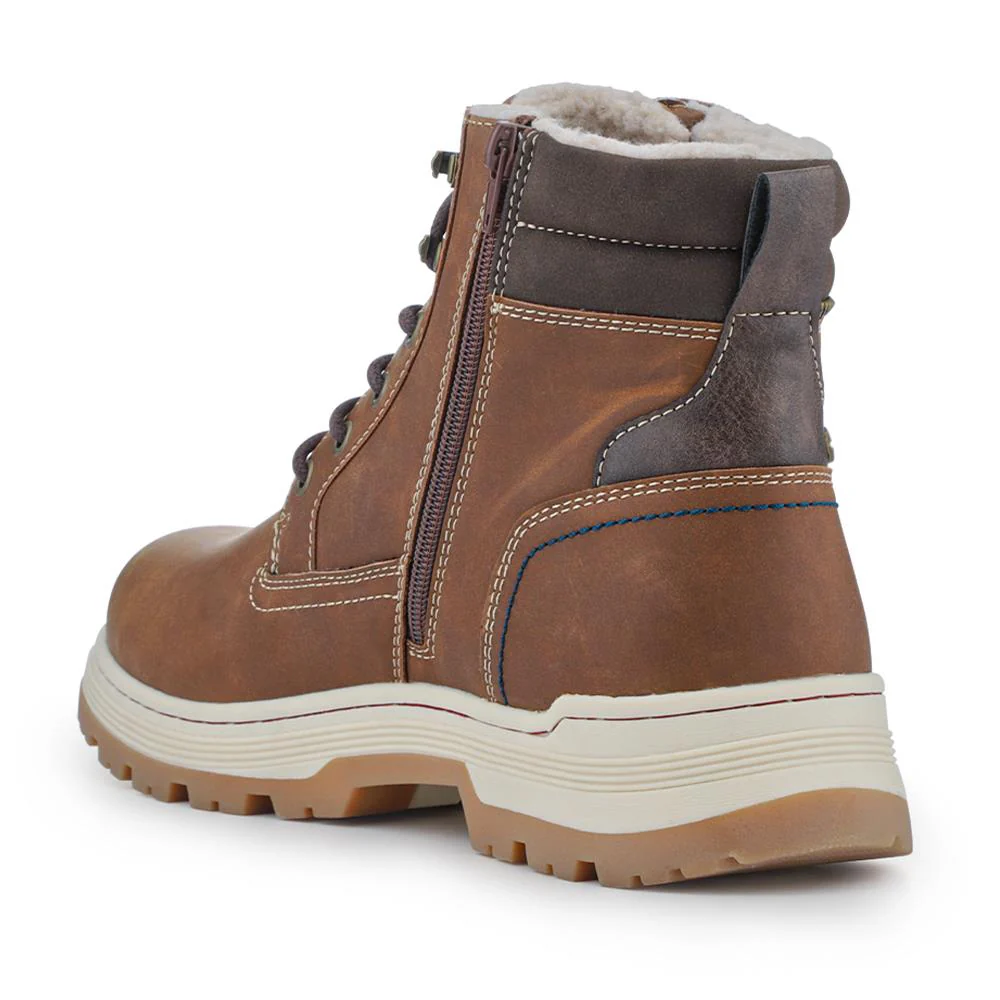 Lace Up Boots - VSHI42003 / 328 167 - Brown - Image 3