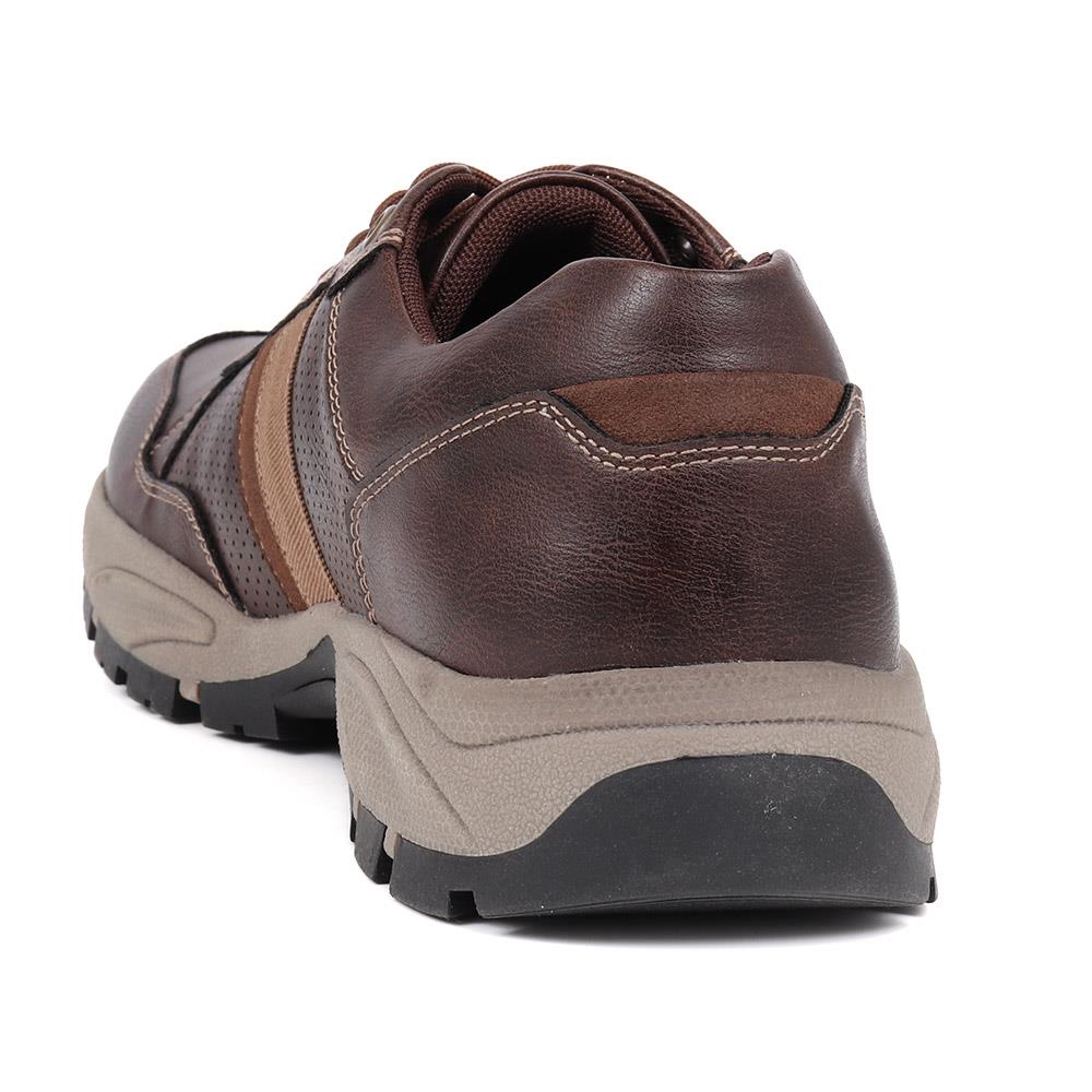 Lace-Up Casual Shoes - WBINS40061 / 325 753 - Dark Brown - Image 3