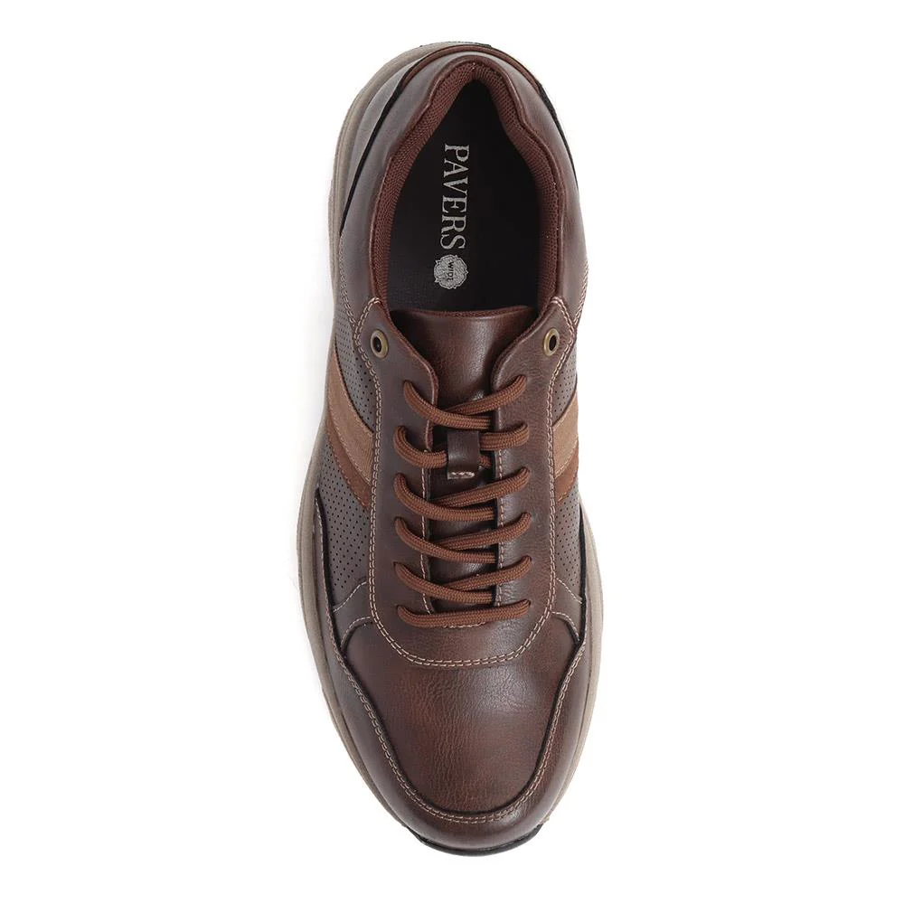 Lace-Up Casual Shoes - WBINS40061 / 325 753 - Dark Brown - Image 4