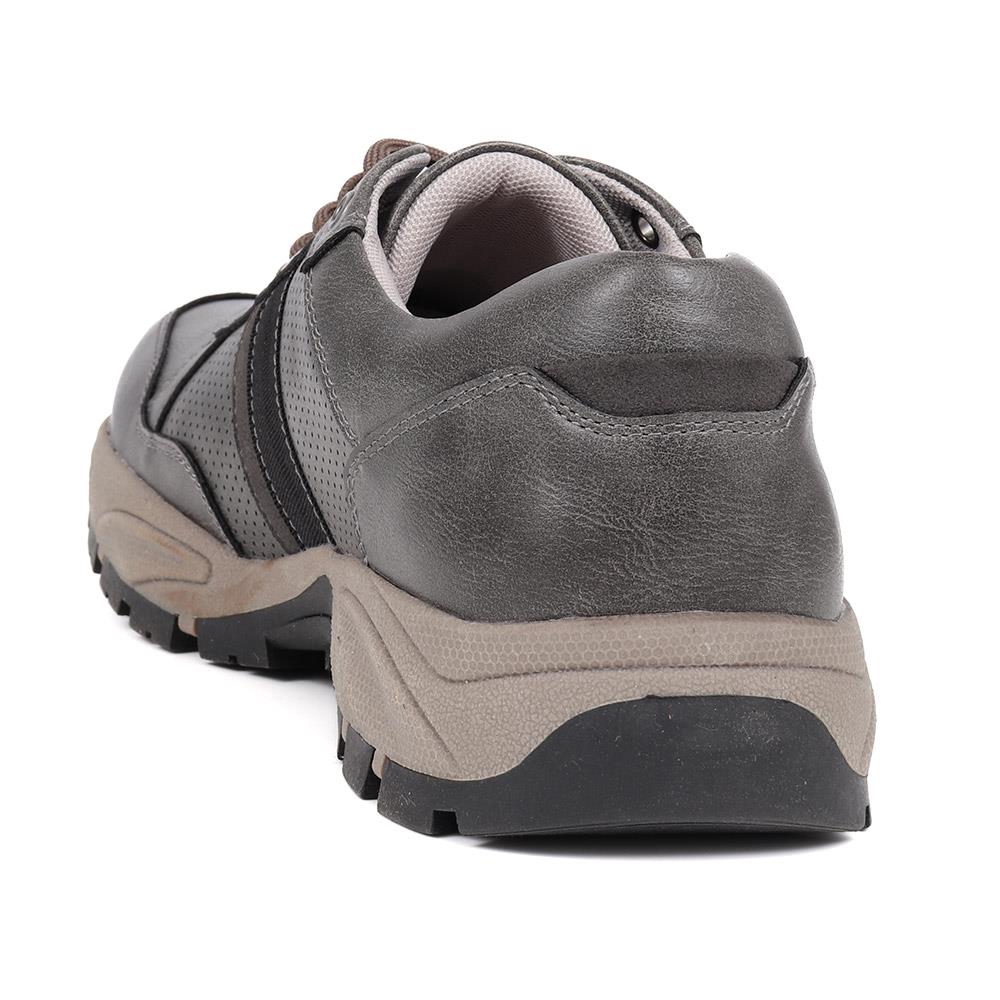 Lace-Up Casual Shoes - WBINS40061 / 325 753 - Grey - Image 3