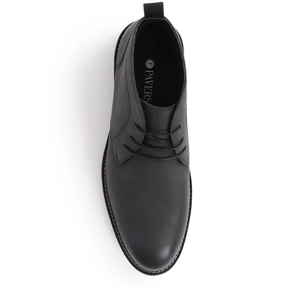 Lace-Up Chukka Boots - PERFO40011 / 326 145 - Black - Image 5