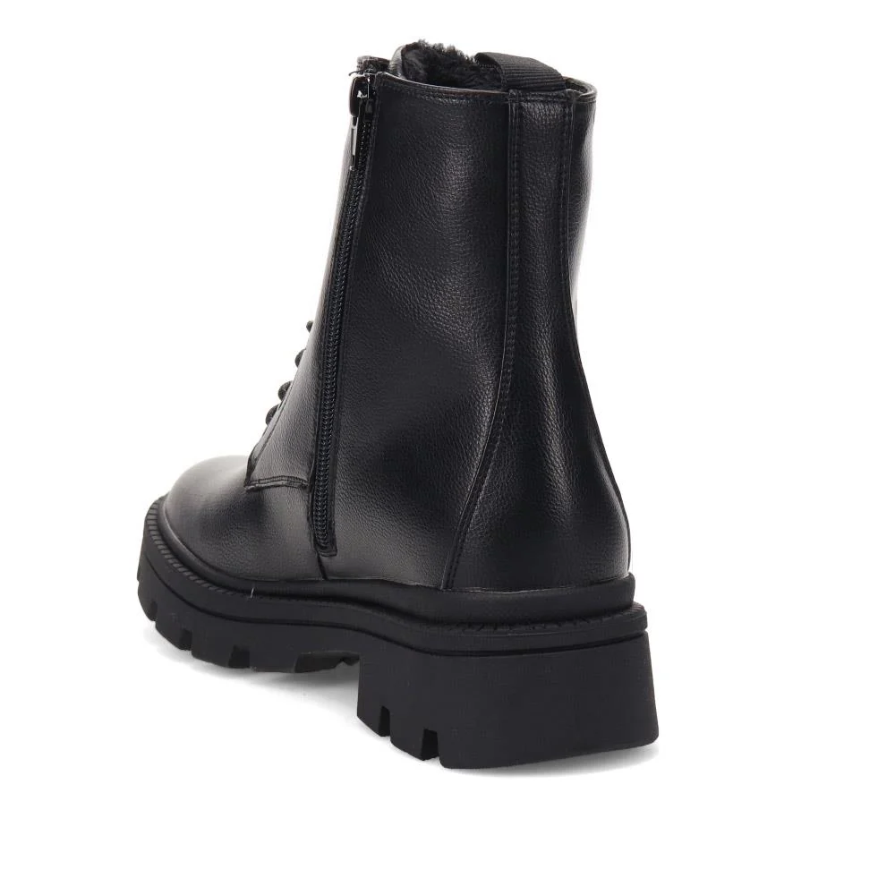 Lace-Up Chunky Boots - BELWBINS40199 / 326 311 - Black - Image 3