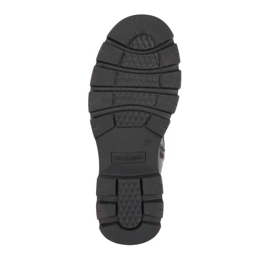 Lace-Up Chunky Boots - BELWBINS40199 / 326 311 - Black - Image 4