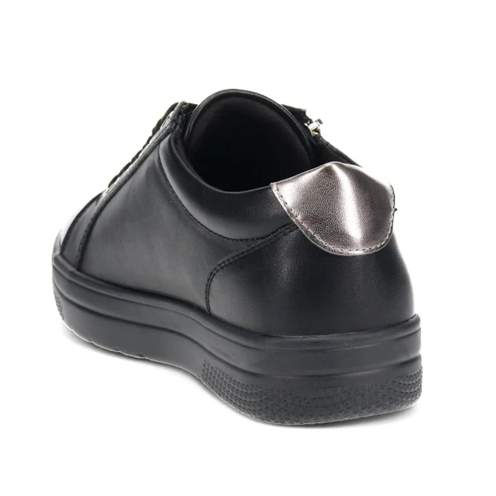 Extra Wide Chunky Trainers - ITALIA / 326 313 - Black - Image 3