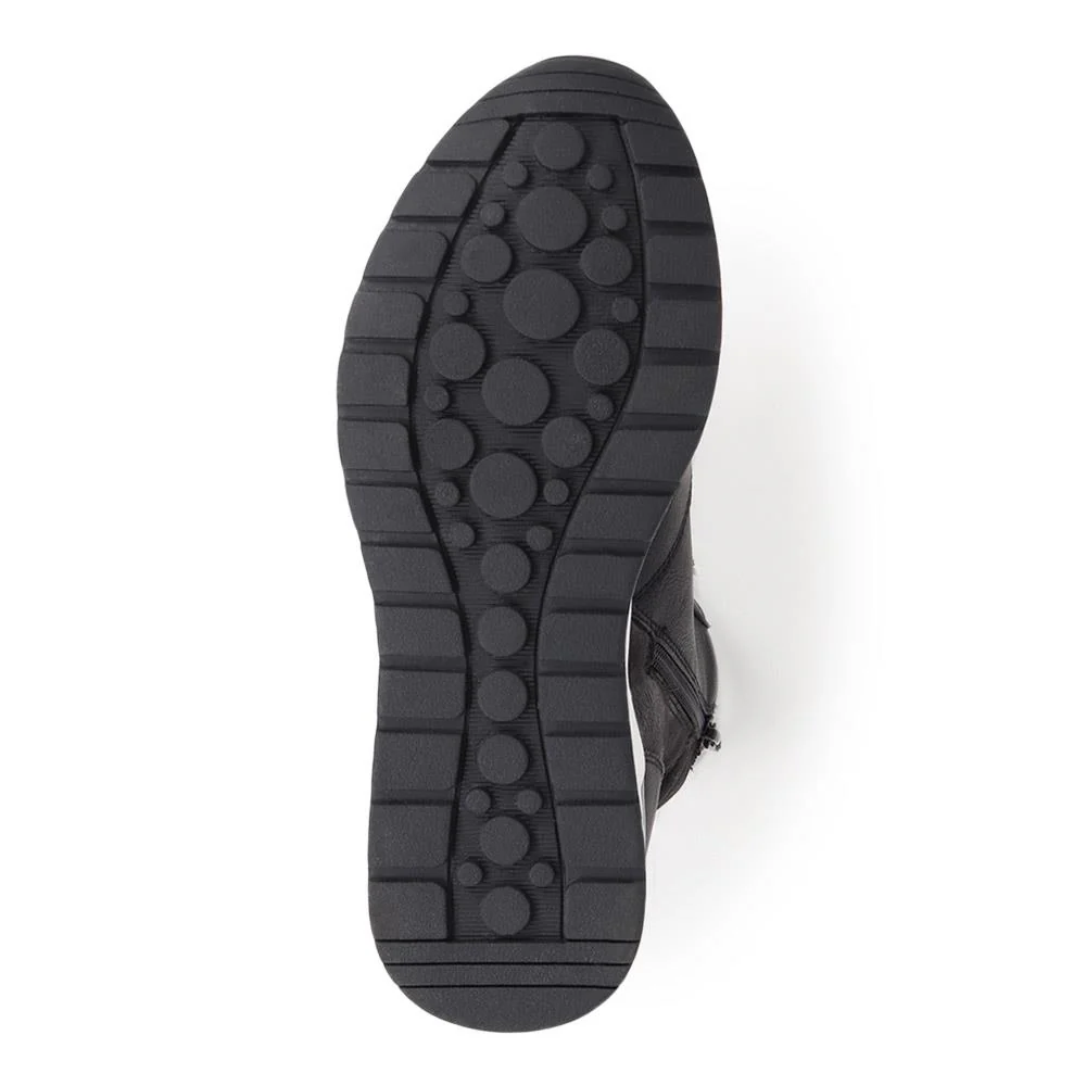 Lace-Up Heeled Trainers - PINYI40007 / 326 019 - Black Floral - Image 5