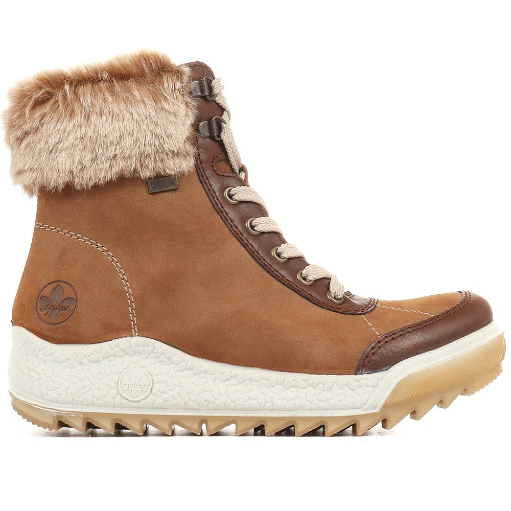 Lace Up Hiker Boots - RKR34519 / 320 688 - Brown Multi - Image 2