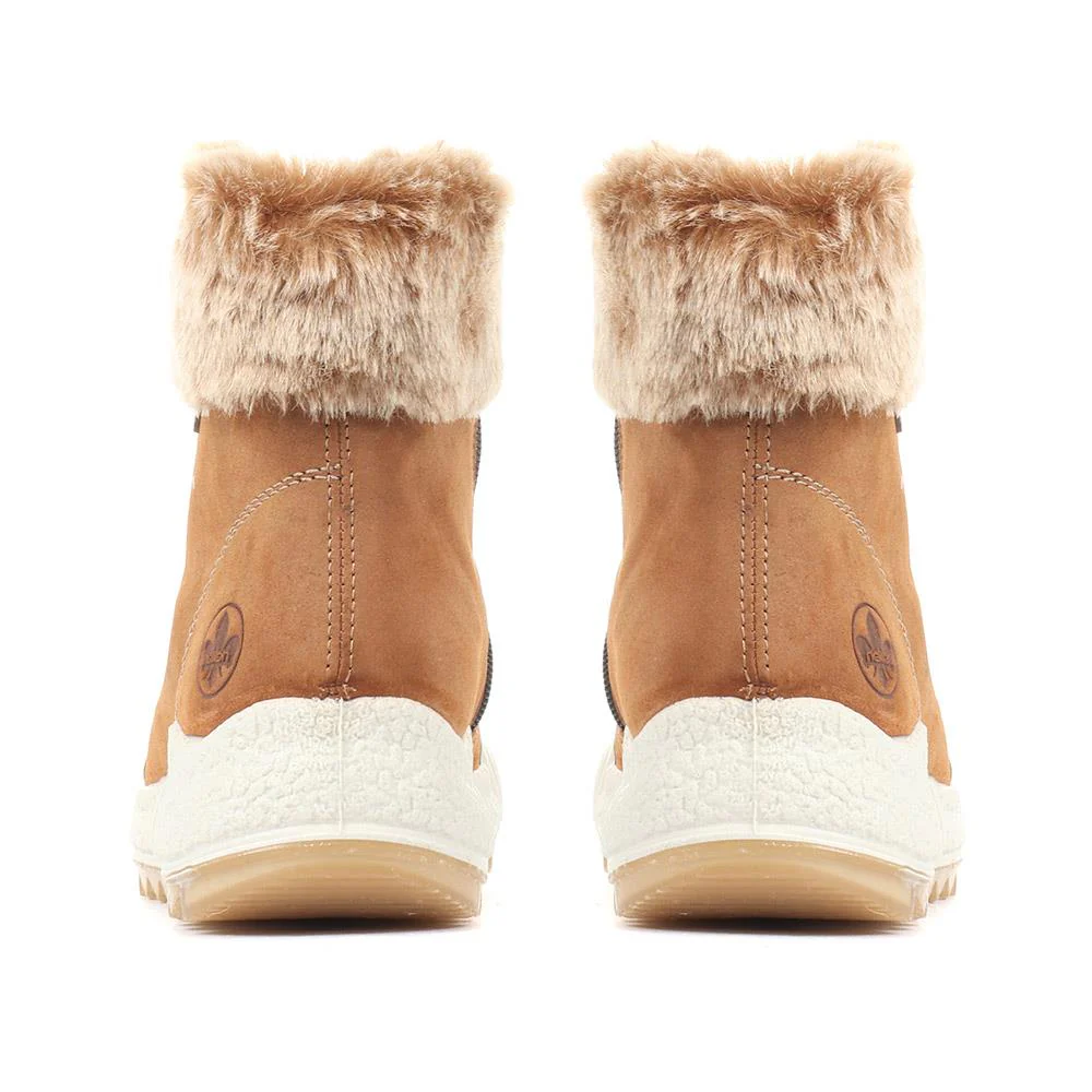 Lace Up Hiker Boots - RKR34519 / 320 688 - Brown Multi - Image 3