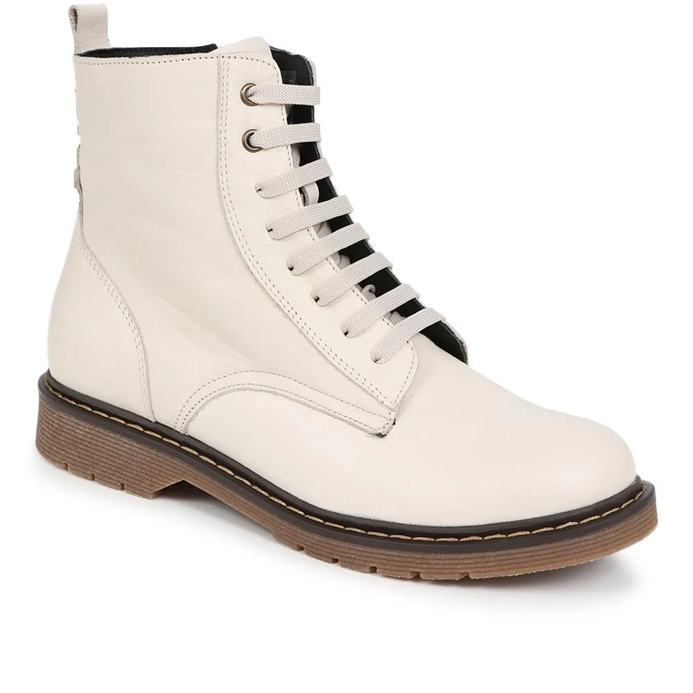 Lace-Up Leather Boots - BELYNR40001 / 326 190 - Image 2