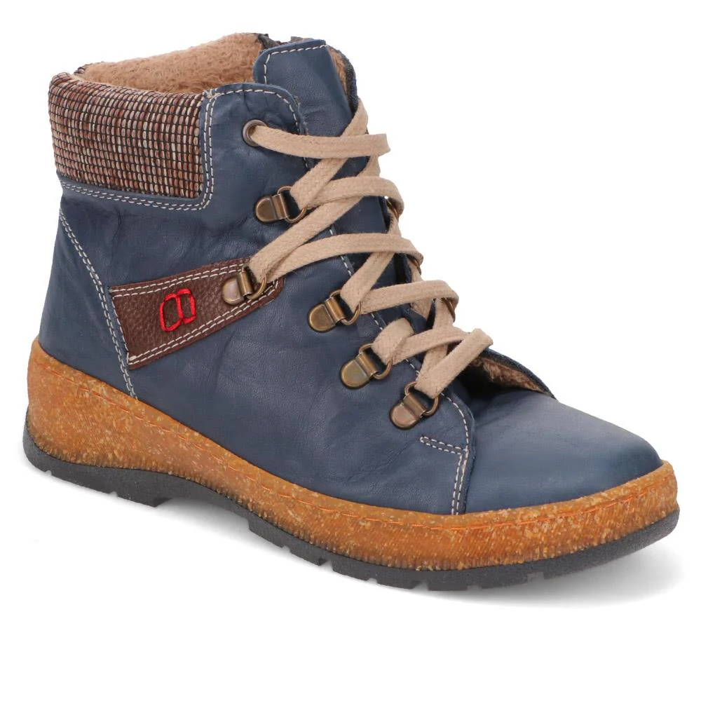 Lace-Up Leather Boots - HAK38013 / 324 223 - Image 3