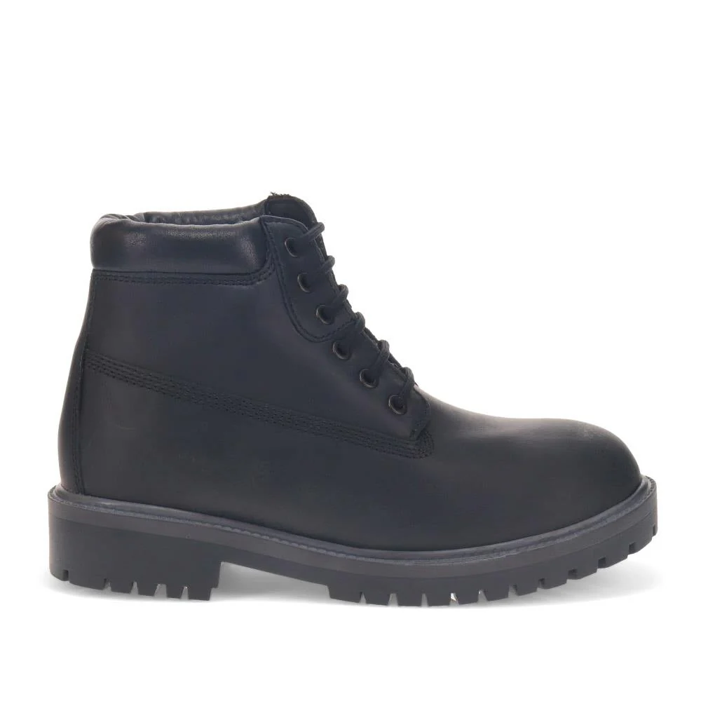 Lace-Up Leather Boots - SHAFI40003 / 326 133 - Black - Image 2