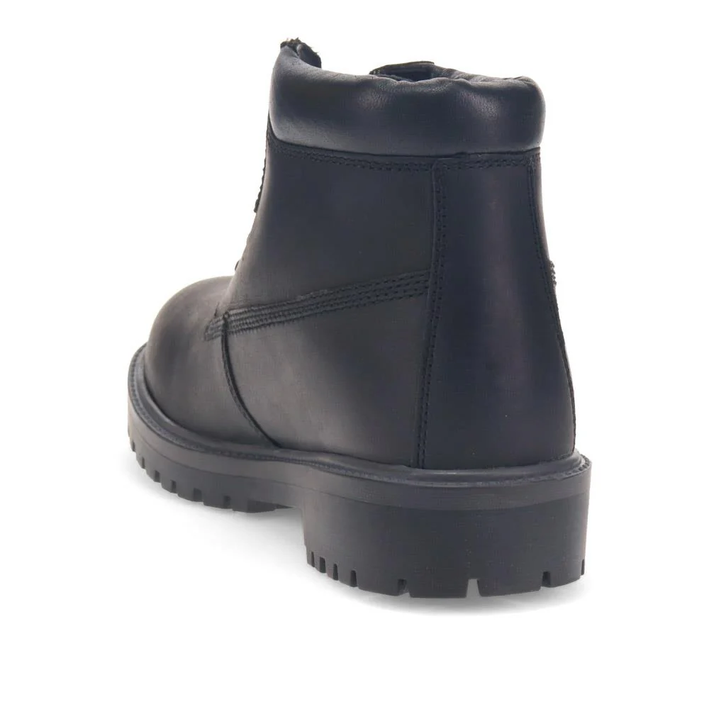 Lace-Up Leather Boots - SHAFI40003 / 326 133 - Black - Image 3