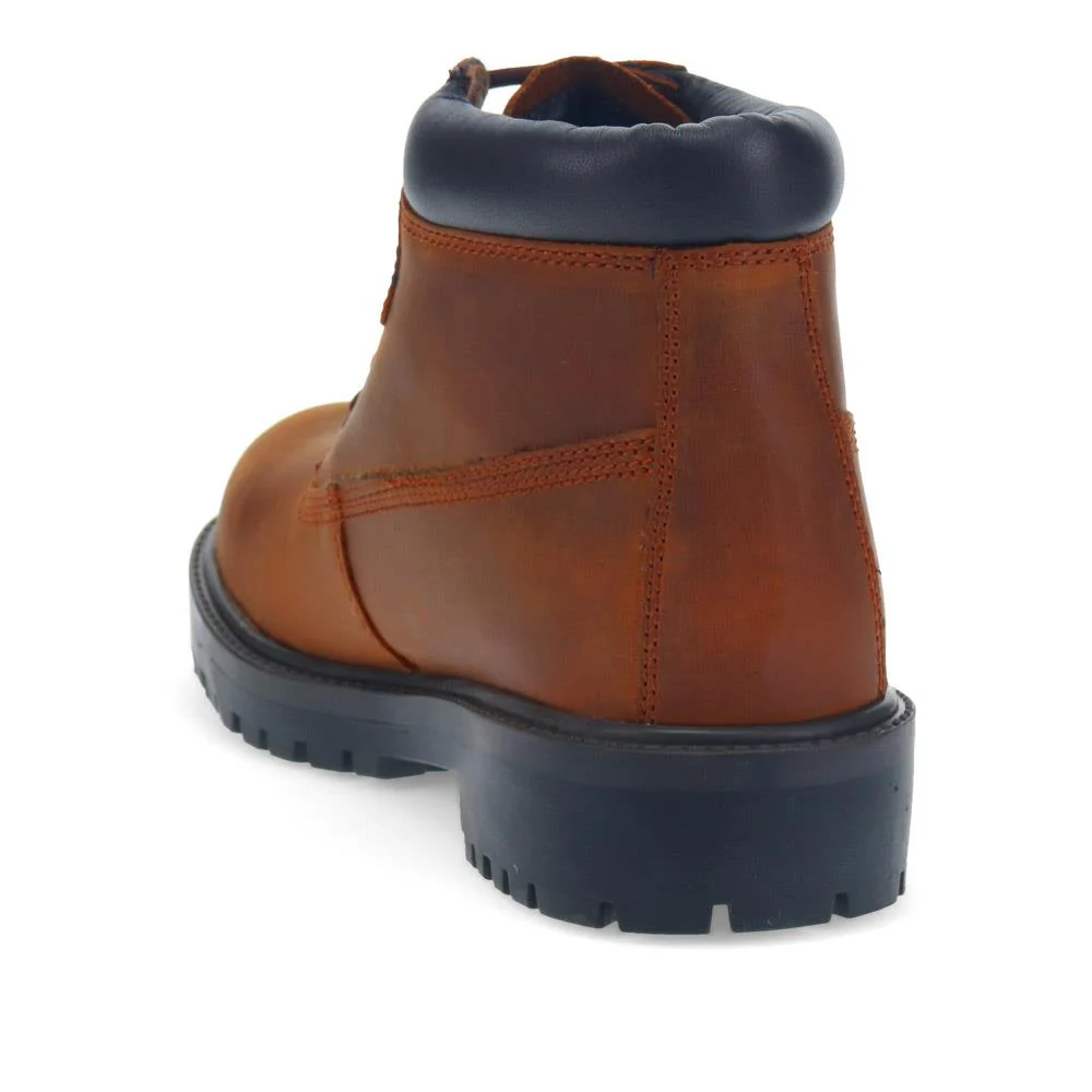 Lace-Up Leather Boots - SHAFI40003 / 326 133 - Rust - Image 3