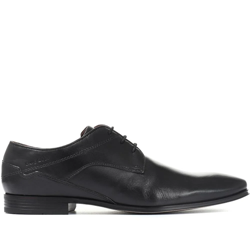 Lace-Up Leather Derby Shoe - BUG30502 / 316 279 - Black - Image 2