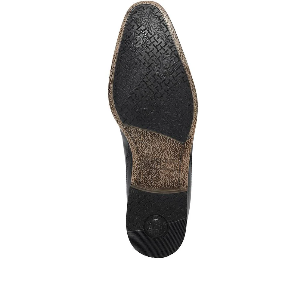 Lace-Up Leather Derby Shoe - BUG30502 / 316 279 - Black - Image 4