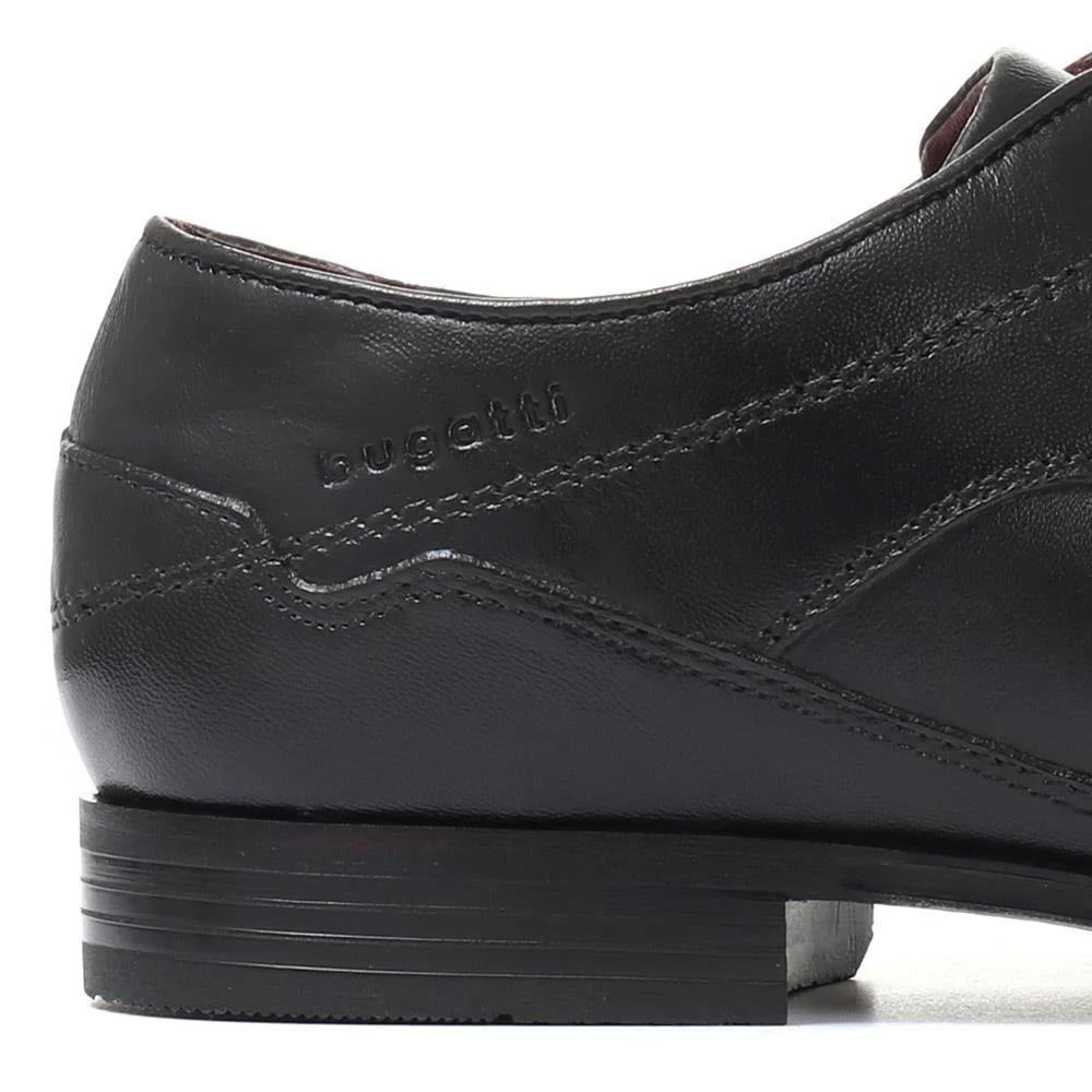 Lace-Up Leather Derby Shoe - BUG30502 / 316 279 - Black - Image 6