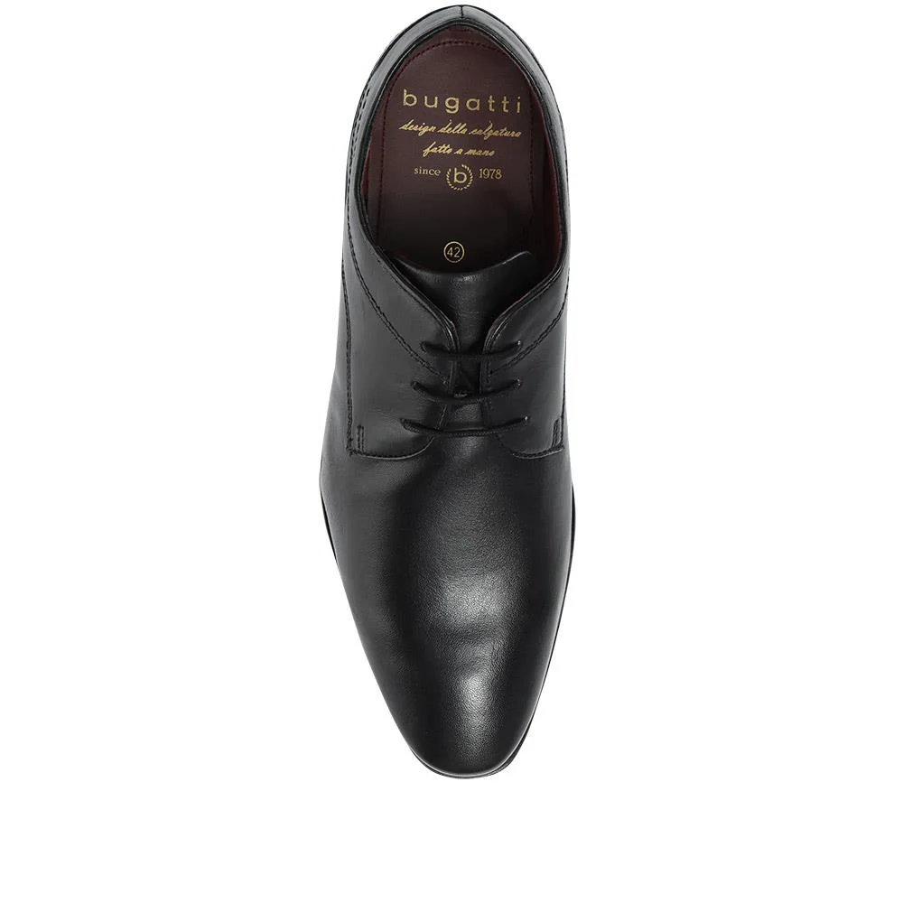 Lace-Up Leather Derby Shoe - BUG30502 / 316 279 - Black - Image 7