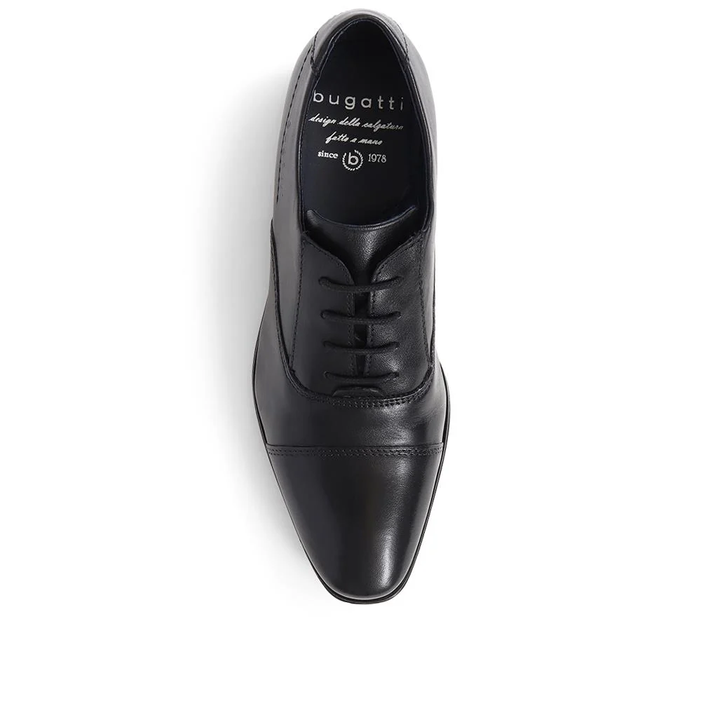 Lace-Up Leather Shoes - BUG39516 / 325 216 - Black - Image 5