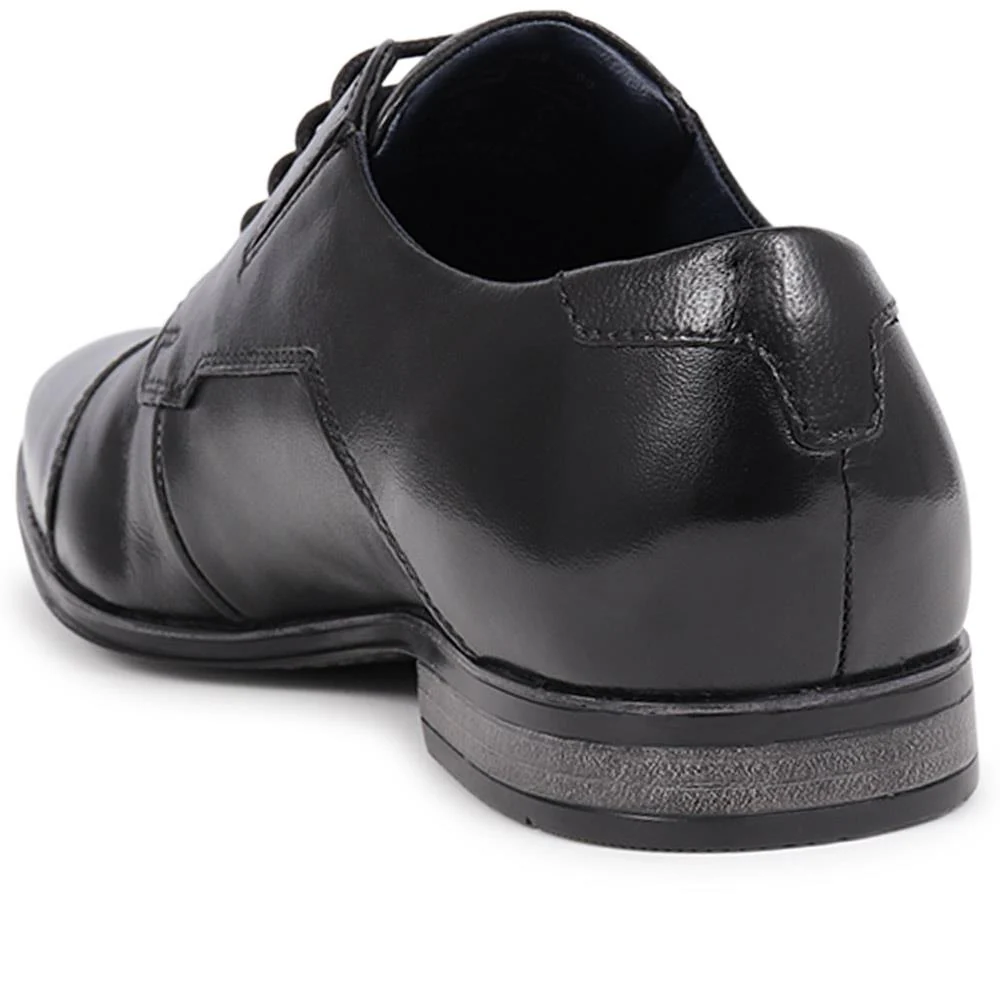Lace-Up Leather Shoes - BUG40501 / 325 720 - Black - Image 3