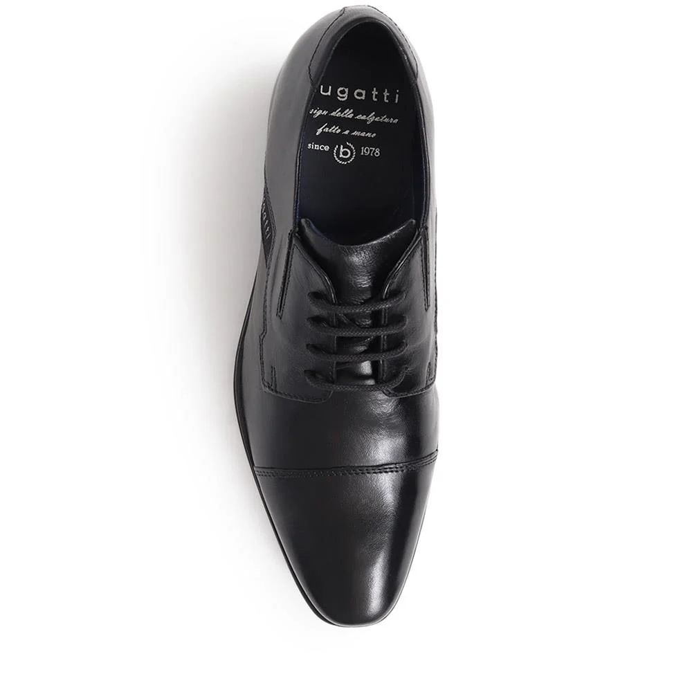 Lace-Up Leather Shoes - BUG40501 / 325 720 - Black - Image 5