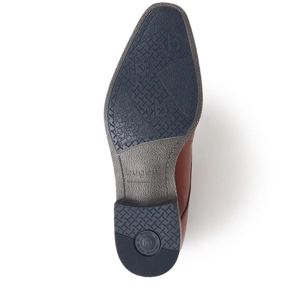 Lace-Up Leather Shoes - BUG40501 / 325 720 - Cognac - Image 4