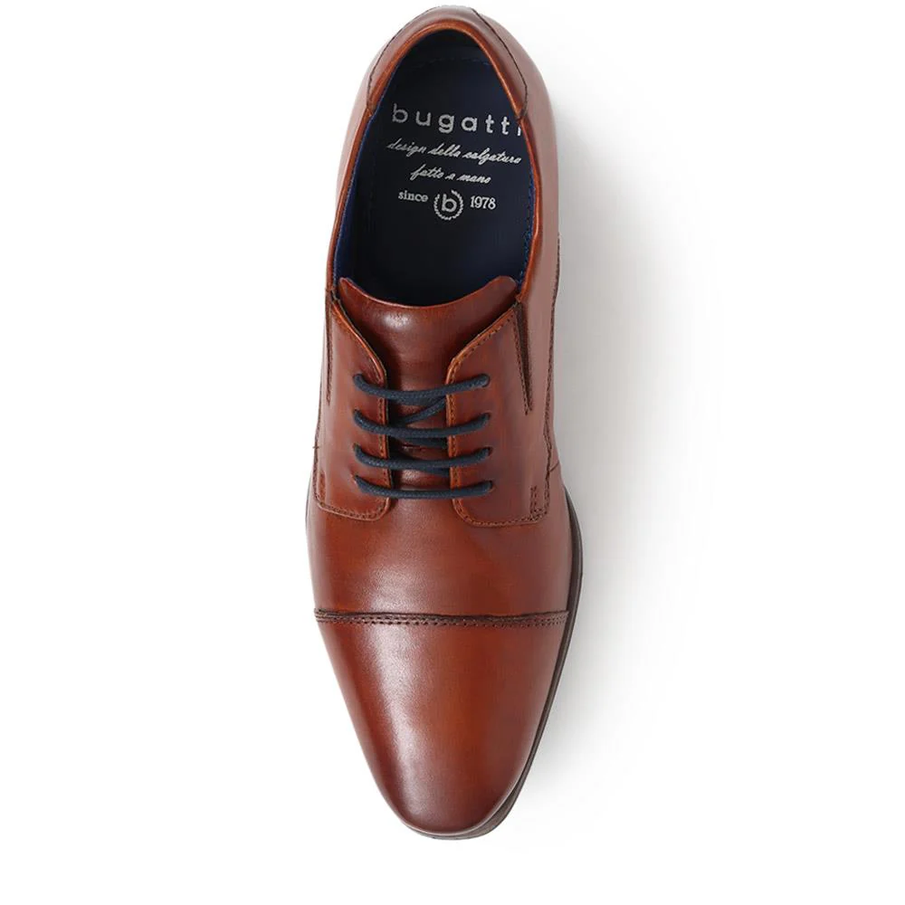 Lace-Up Leather Shoes - BUG40501 / 325 720 - Cognac - Image 5