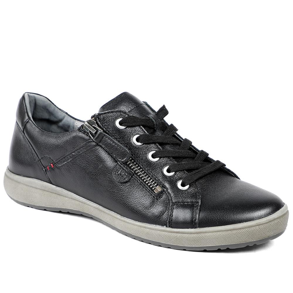 Lace-Up Leather Trainers - JOSEF40512 / 326 496