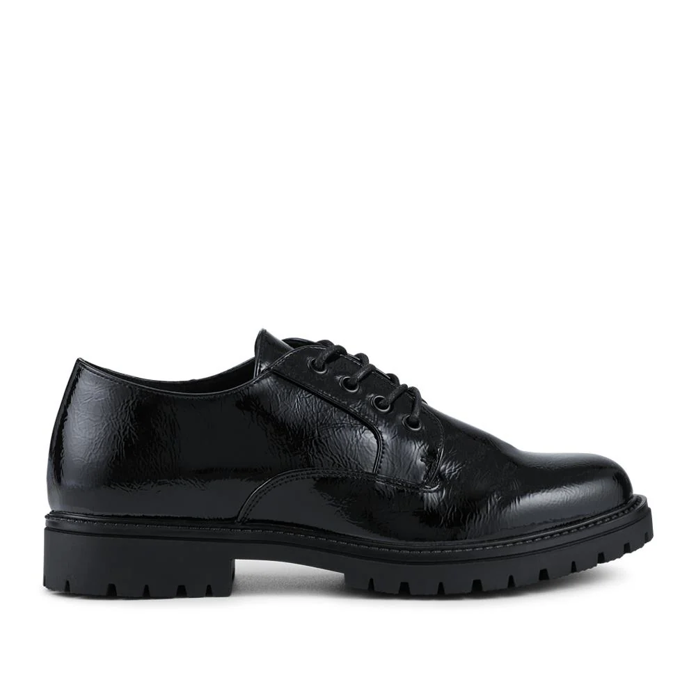 Lace-Up Smart Shoes - BELWBINS42052 / 327 916 - Black Patent - Image 2