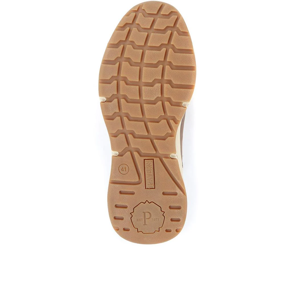 Lace-Up Trainer Shoe - SUNT34007 / 320 327 - Brown - Image 5