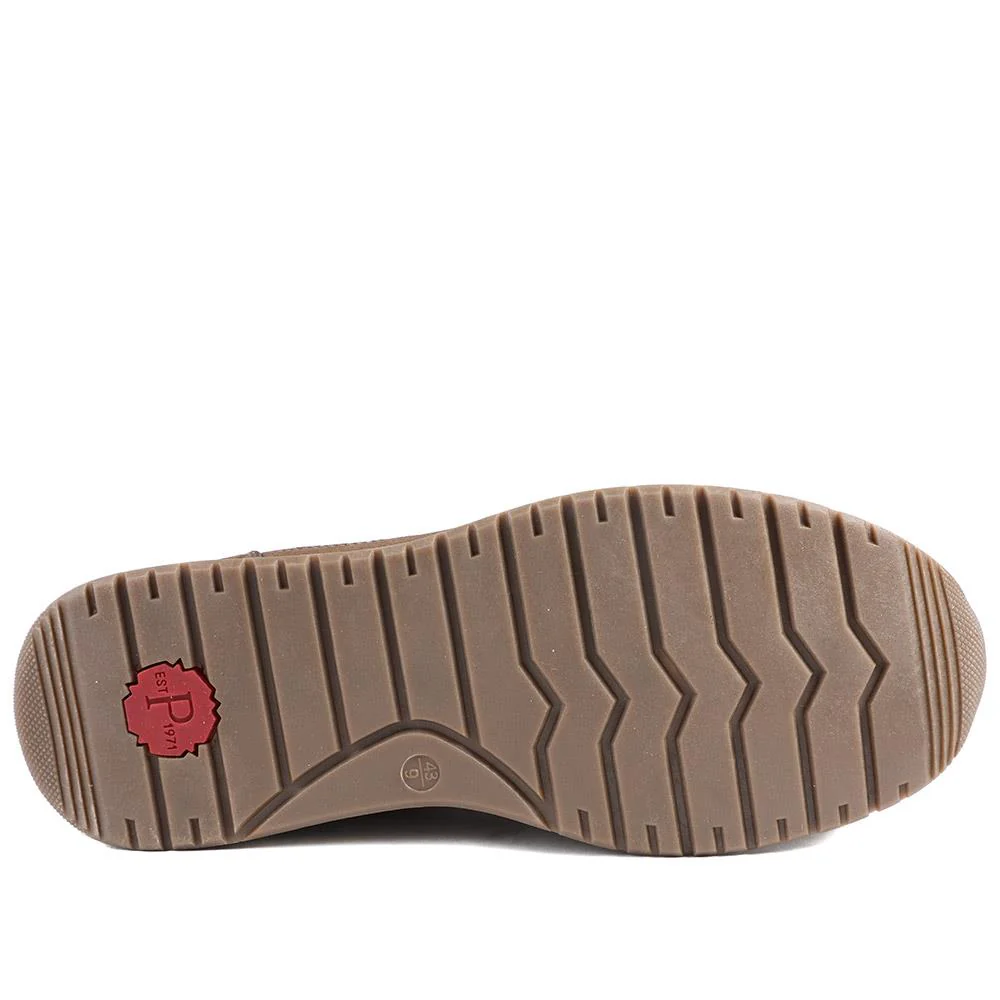 Lace Up Trainer with Grip Sole - GANG42005 / 327 859 - Brown - Image 6