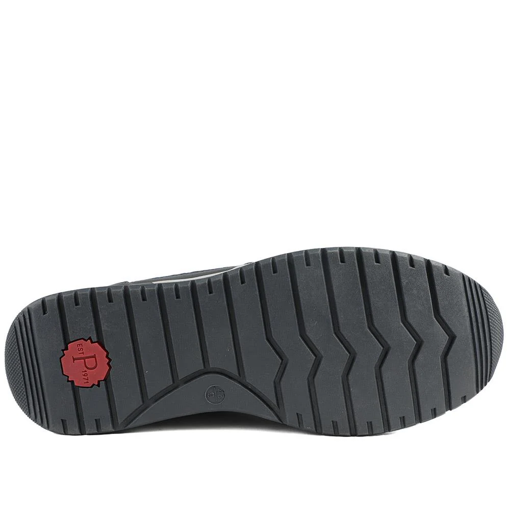 Lace Up Trainer with Grip Sole - GANG42005 / 327 859 - Navy - Image 6