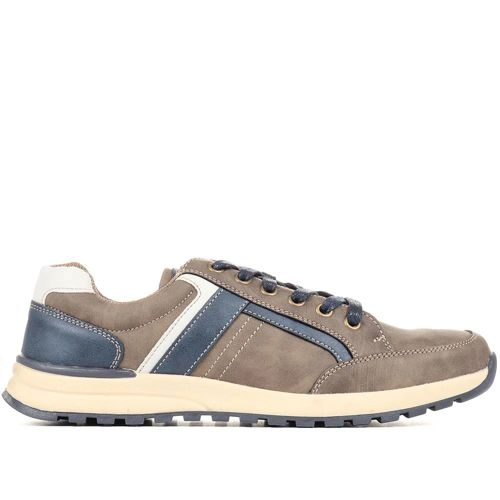Lace Up Trainers - CHANG34001 / 321 142 - Brown - Image 2