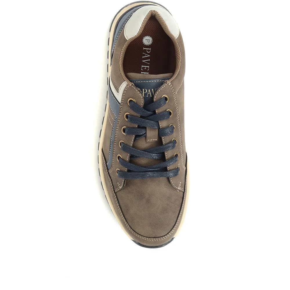 Lace Up Trainers - CHANG34001 / 321 142 - Brown - Image 4