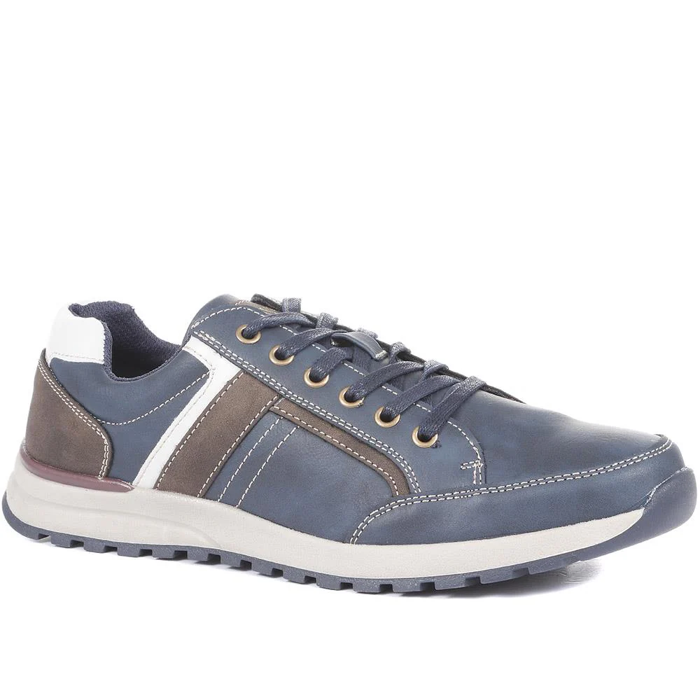 Lace Up Trainers - CHANG34001 / 321 142 - Navy