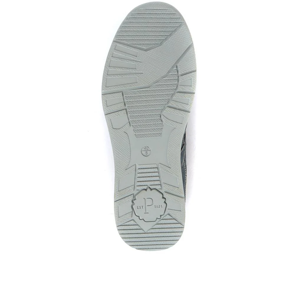 Lace -Up Trainers for Men - WBINS33017 / 319 502 - Navy - Image 6